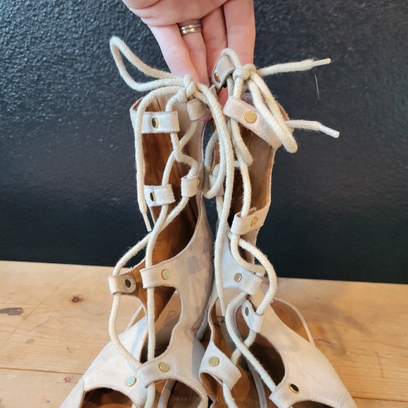 Chloe Lace Up Gladiator Sandals 40 - Picture 5 of 12